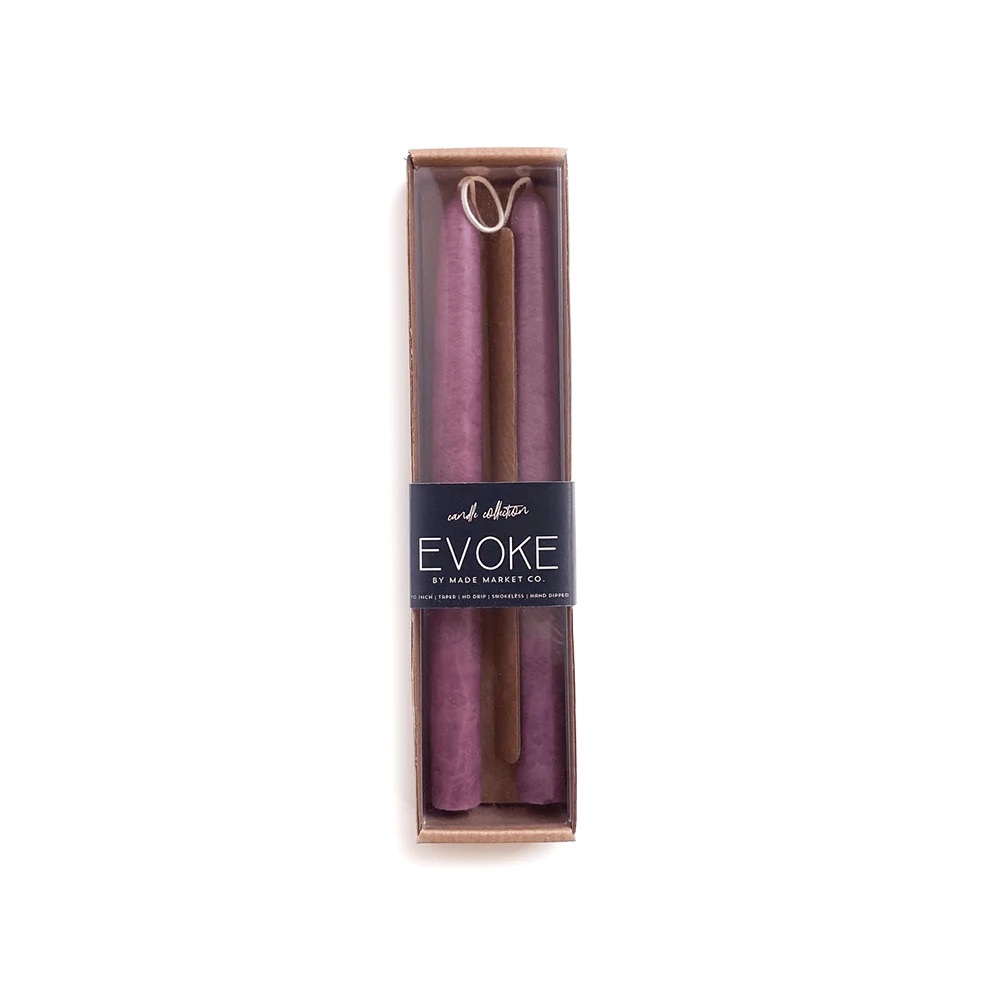 Evoke by Made Market Handmade Candlesticks (Plum)